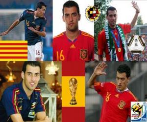 Rompicapo di Sergio Busquets (El polpo Badia) Centrocampista da seleção espanhola