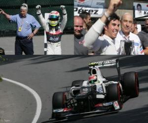 Rompicapo di Sergio Perez - Sauber - Gran Premio del Canada (2012) (3 °)