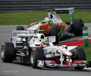 Rompicapo di Sergio Perez - Sauber - Sepang 2011