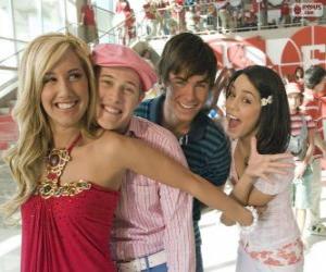 Rompicapo di Sharpay Evans, Ryan Evans, Troy Bolton e Gabriella Montez