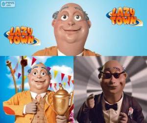 Rompicapo di Sindaco Milford Meanswell. Meanswell Milford è il sindaco di Lazy Town