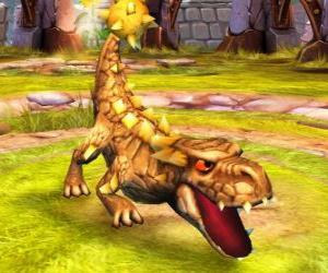 Rompicapo di Skylander Bash, il dinosauro formidabile. Skylanders Terra