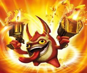 Rompicapo di Skylander Trigger Happy, il re del grilletto. Tech Skylanders