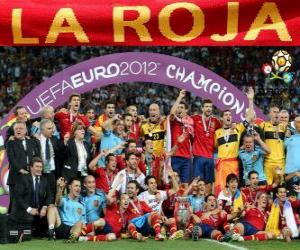 Rompicapo di Spagna, campione UEFA EURO 2012