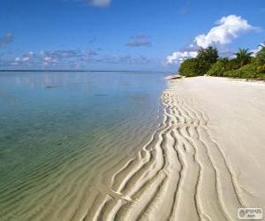 Rompicapo di Spiaggia delle Maldive