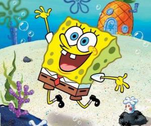 Rompicapo di SpongeBob è una spugna di mare