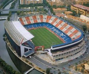 Rompicapo di Stadio di Atlético de Madrid - Vicente Calderón -