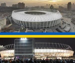 Rompicapo di Stadio Olimpico di Kiev (69.055), Kiev - Ucraina