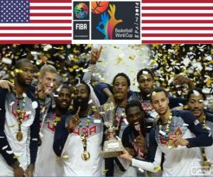 Rompicapo di Stati Uniti d'America, campione di Campionato mondiale di pallacanestro 2014