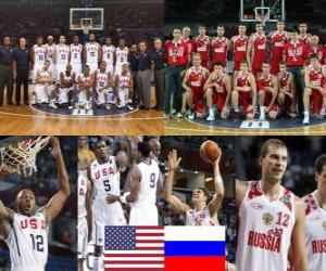 Rompicapo di Stati Uniti - Russia, quarto a fine 2010 del Campionato mondiale di pallacanestro maschile in Turchia