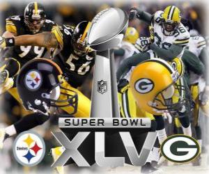 Rompicapo di Super Bowl XLV - Pittsburgh Steelers vs Green Bay Packers