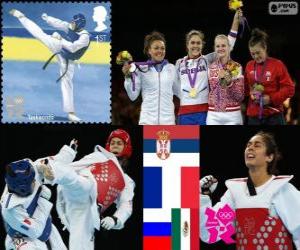 Rompicapo di Taekwondo oltre 67kg fem LDN12