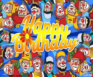 Rompicapo di Tanti auguri a te con pagliacci