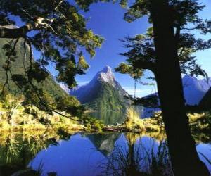 Rompicapo di Te Wahipounamu - sud-occidentale della Nuova Zelanda.