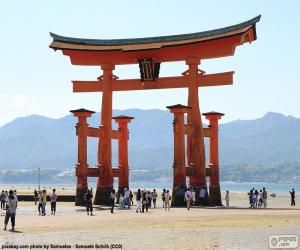Rompicapo di Torii del Santuario di Itsukushima, Giappone