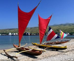 Rompicapo di Tradizionali canoe, Pacifico