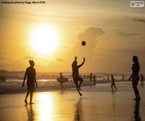 Rompicapo di Tramonto sulla spiaggia