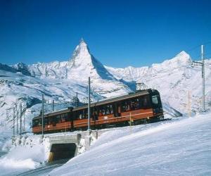 Rompicapo di Treni montanha