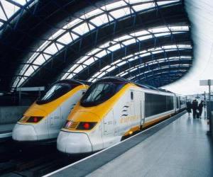 Rompicapo di Treno Eurostar ad alta velocità