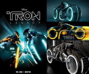 Rompicapo di Tron Legacy e veicoli fantastico
