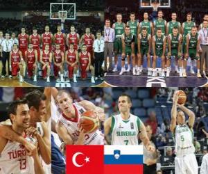 Rompicapo di Turchia - Slovenia, quarto a fine 2010 del Campionato mondiale di pallacanestro maschile in Turchia