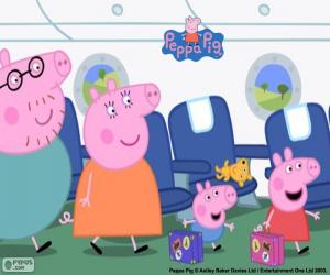 Rompicapo di Vacanza famiglia Peppa Pig