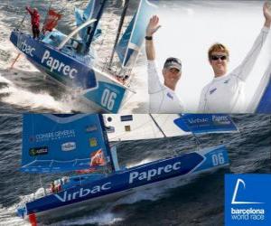 Rompicapo di Virbac-Paprec 3 Il vincitore della Barcelona World Race 2.010-11