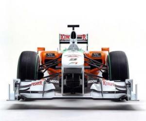 Rompicapo di Vista frontale Force India VJM03