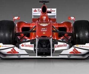 Rompicapo di Vista frontale, la Ferrari F10