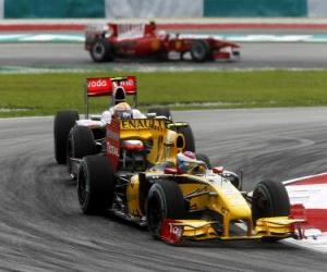 Rompicapo di Vitaly Petrov - Renault - Sepang 2010