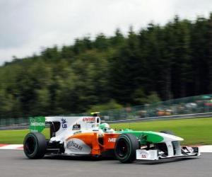 Rompicapo di Vitantonio Liuzzi - Force India - Spa-Francorchamps 2010