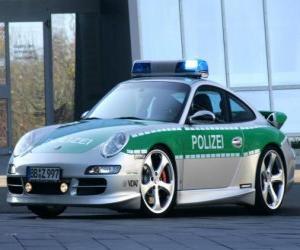 Rompicapo di Volante o macchina della polizia - Porsche 911 -