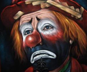 Rompicapo di Volto triste clown