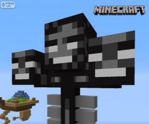 Rompicapo di Whither, una creatura capo in Minecraft