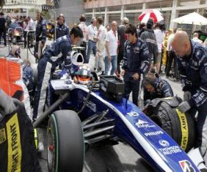 Rompicapo di Williams Nico Hülkenberg - - Monte-Carlo 2010