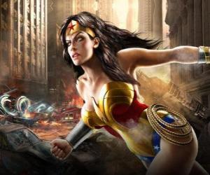 Rompicapo di Wonder Woman è un supereroina immortale con poteri simili a Superman