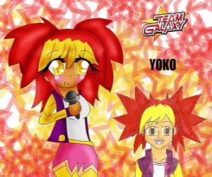 Rompicapo di Yoko è una ragazza di 15 anni, una amante della musica pop a cui piace cantare con il karaoke