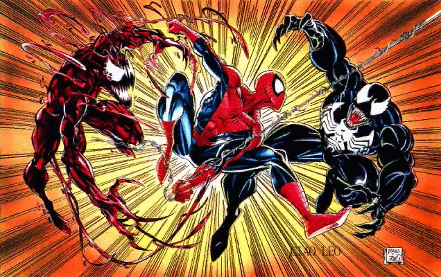 Venom e Spiderman puzzle