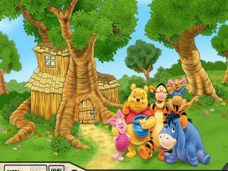 la casa di pooh puzzle